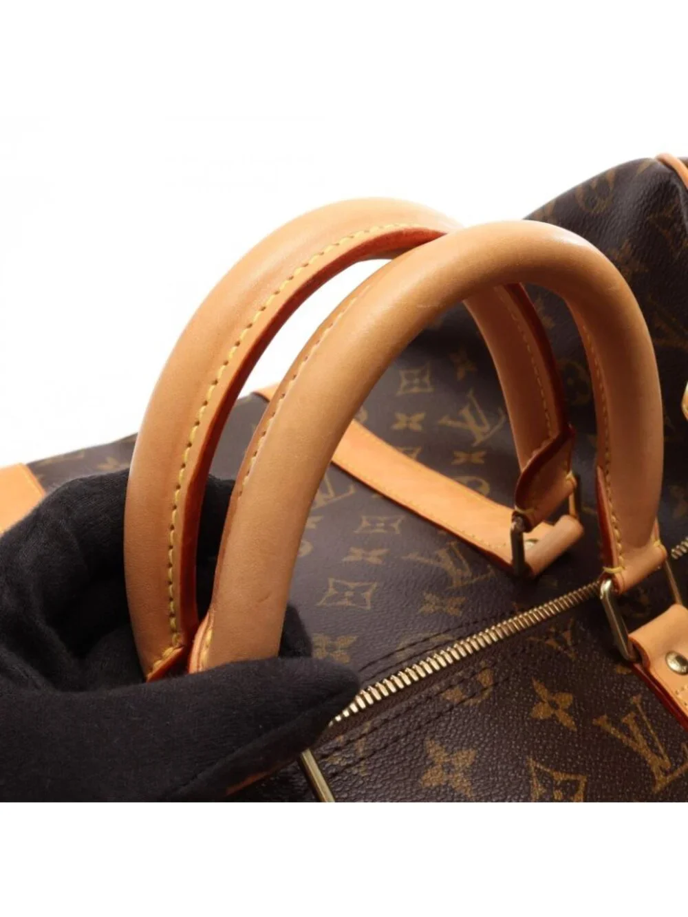 Louis Vuitton Boston Bag Keepall 50 Canvas Leather